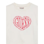 Guess Abito Manica Lunga tinta unita con Ricami Panna per Neonata A5YK06KAD74 PANNA GUESS 