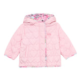 Guess Giubbino tinta unita con Cappuccio Rosa per Neonata A5YL00WCFM0 ROSA GUESS 