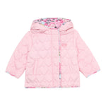 Guess Giubbino tinta unita con Cappuccio Rosa per Neonata A5YL00WCFM0 ROSA GUESS 