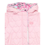 Guess Giubbino tinta unita con Cappuccio Rosa per Neonata A5YL00WCFM0 ROSA GUESS 