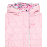Guess Giubbino tinta unita con Cappuccio Rosa per Neonata A5YL00WCFM0 ROSA GUESS 