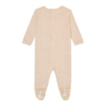 Guess Tutina tinta unita con Logo Beige per Neonata H5YW098KBU64 BEIGE GUESS 