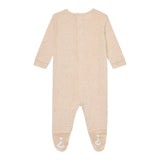 Guess Tutina tinta unita con Logo Beige per Neonata H5YW098KBU64 BEIGE GUESS 