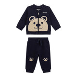 Guess Completo 2Pz Felpa-Pantalone Blu per Neonato I5YG11KA6RO BLU GUESS 