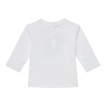 Guess Shirt tinta unita Girocollo con Stampa Bianco per Neonato I5YI02K8HM4XX BIANCO GUESS 