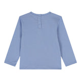 Guess Shirt tinta unita Girocollo con Stampa Azzurro per Neonato I5YI04K8HM4 AZZURRO GUESS 