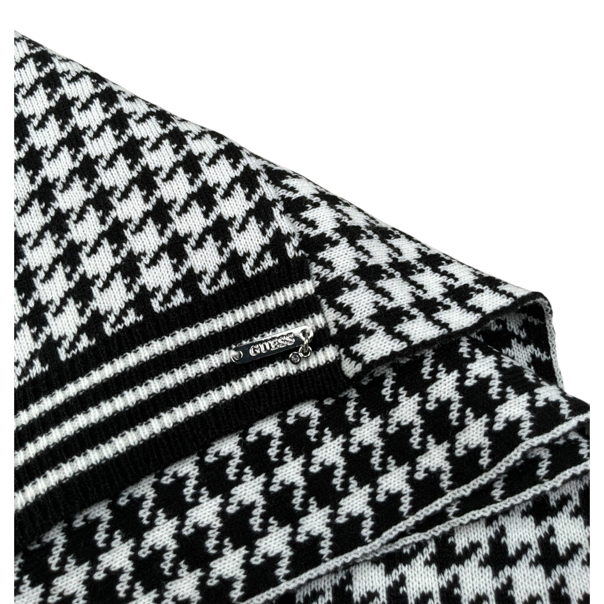 Guess Sciarpa Fantasia Bicolore Bianco/Nero per Bambina J1BZ09PLA98 BIANCO/NERO GUESS 