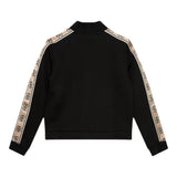 Guess Felpa con Zip tinta unita con Maniche In Contrasto Nero per Bambina J2YQ06KB3P2 NERO GUESS 