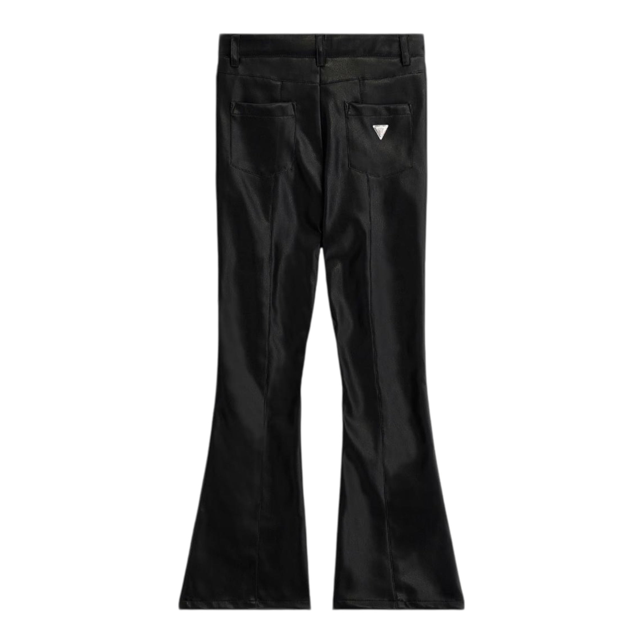Guess Pantalone tinta unita Modello A Zampa In Ecopelle Nero per Bambina J3BB04WE8D0 NERO GUESS 