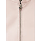 Guess Giubbino tinta unita In Ecopelle con Zip Rosa per Bambina J4RL08WE8D0 ROSA GUESS 