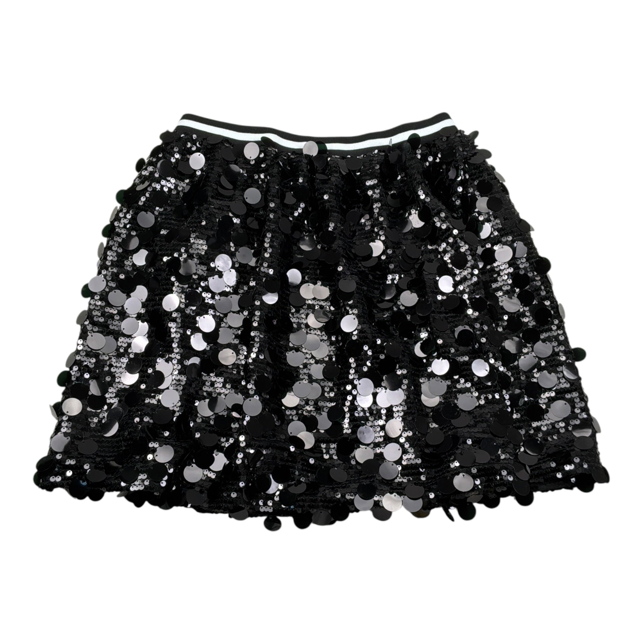 Guess Gonna tinta unita con Paillettes Nero per Bambina J5BD04K1220 NERO GUESS 