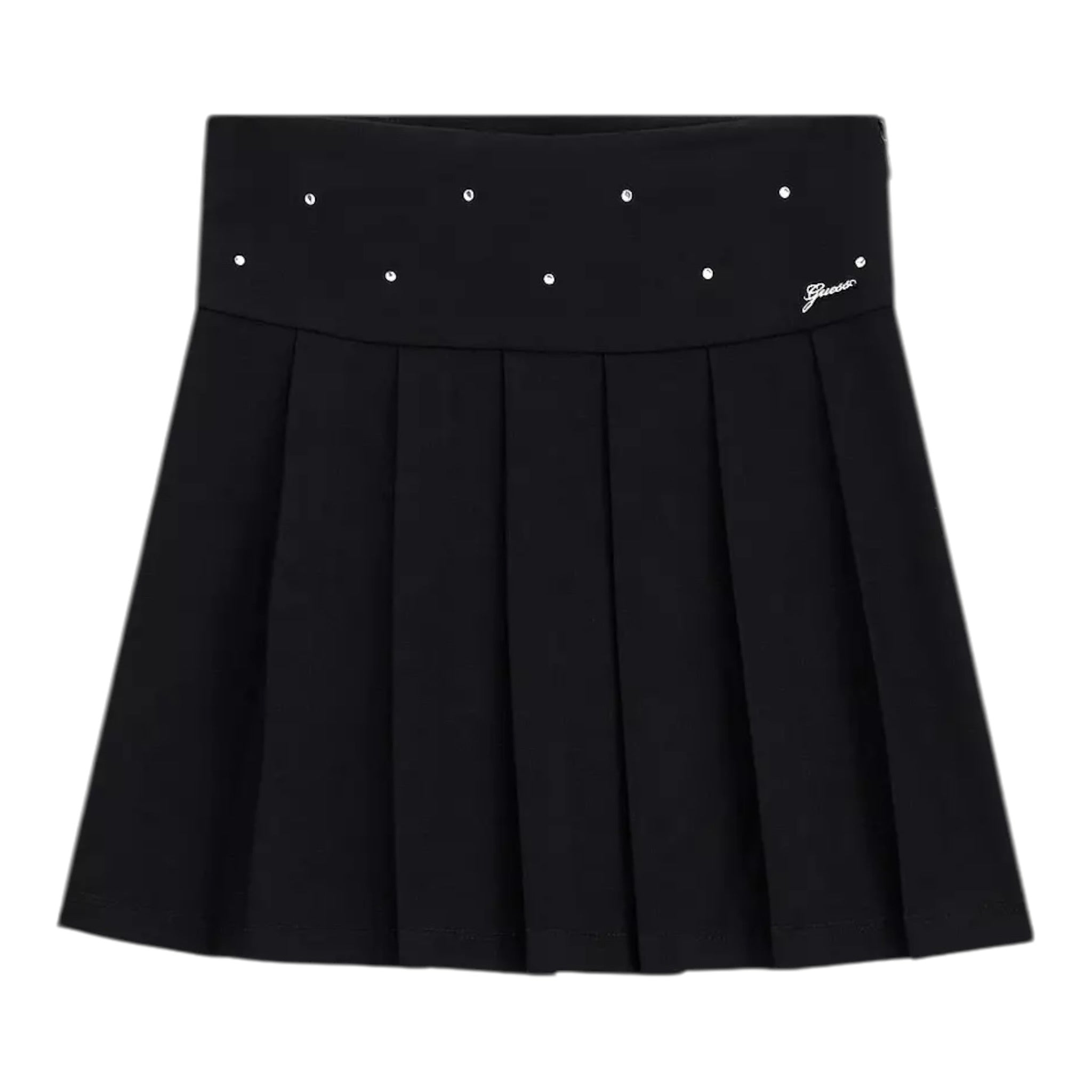 Guess Gonna tinta unita con Brillantini Nero per Bambina J5BD07KAUH0 NERO GUESS 