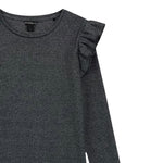 Guess Shirt tinta unita con Balze Grigio per Bambina J5BI34K0670 GRIGIO GUESS 