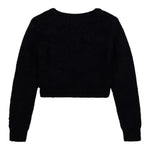Guess Maglia tinta unita con Zip Nero per Bambina J5BR18Z3BJ0 NERO GUESS 