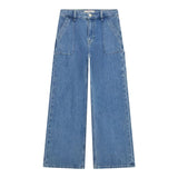 Guess Jeans tinta unita con Girovita Regolabile Azzurro per Bambina J5RA03D5BV0 AZZURRO GUESS 