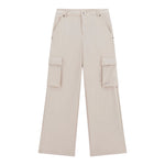 Guess Pantalone tinta unita Modello Palazzo In Ecopelle Beige per Bambina J5YB03WFV60 BEIGE GUESS 