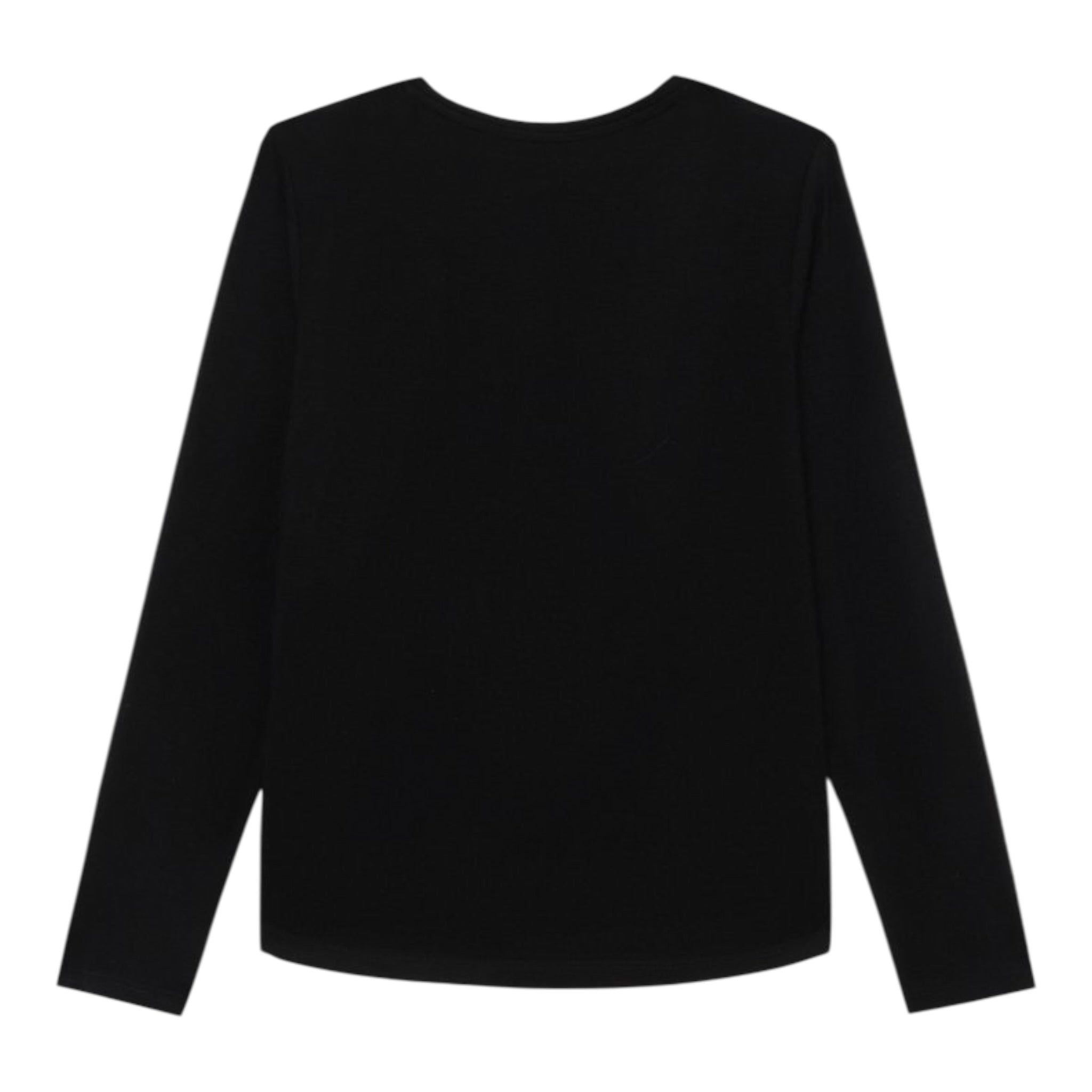 Guess Shirt Girocollo tinta unita con Paillettes Nero per Bambina J5YI14KAPO0 NERO GUESS 