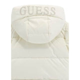Guess Giubbino tinta unita con Zip E Cappuccio Panna per Neonata K5B04WGI20 PANNA GUESS 