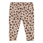 Guess Leggins Reversibile Bicolore con Fantasia Maculata Beige per Neonata K5BB01K6YW4N BEIGE GUESS 
