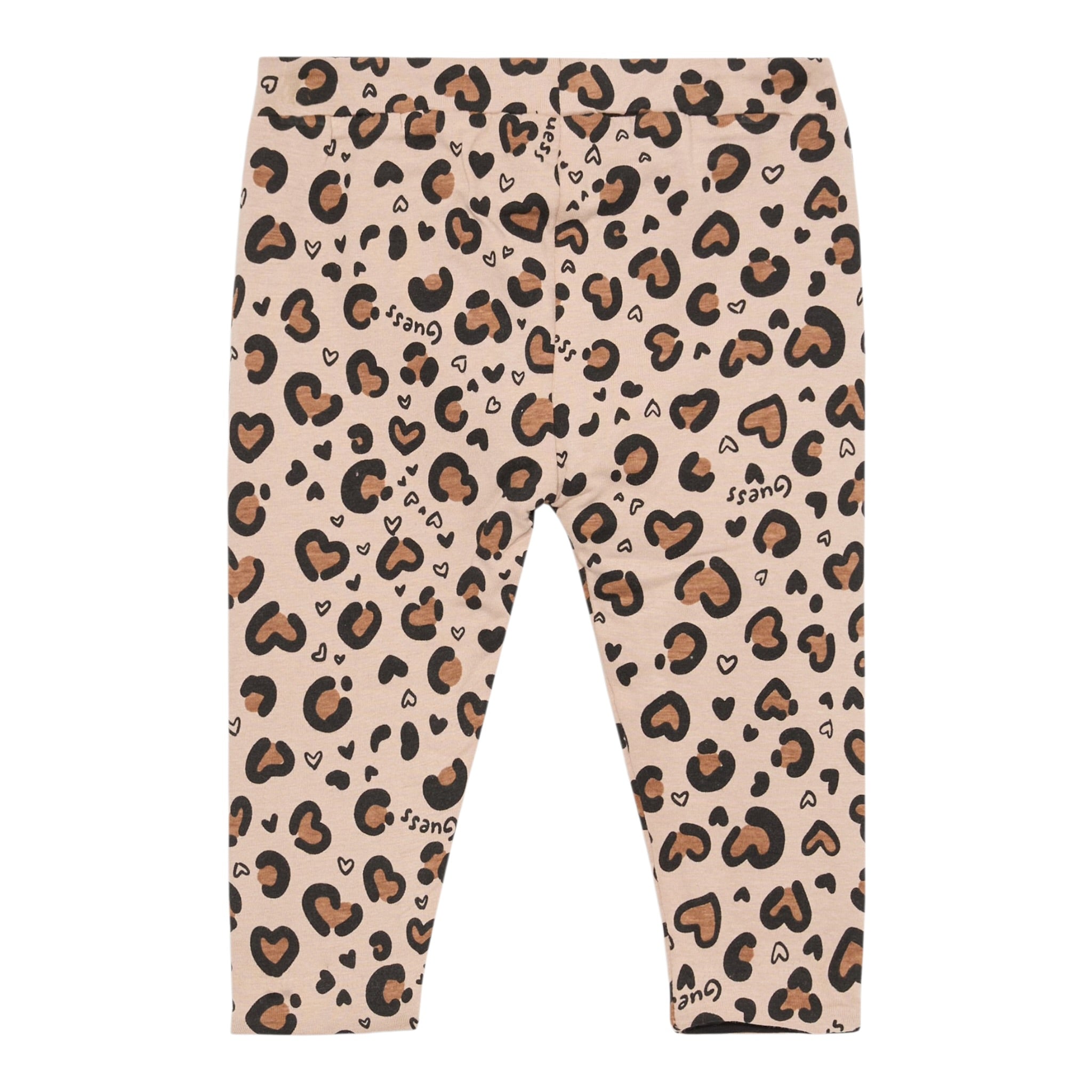 Guess Leggins Reversibile Bicolore con Fantasia Maculata Beige per Neonata K5BB01K6YW4N BEIGE GUESS 