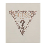 Guess Maglia Girocollo tinta unita con Paillettes Panna per Neonata K5BR04Z2NQ2 PANNA GUESS 