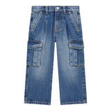 Guess Jeans tinta unita con Tasconi Blu per Bambina K5YA00D5FL0 BLU GUESS 