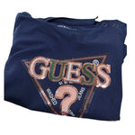 Guess Shirt tinta unita con Stampa Blu per Neonata K5YI10K6YW4 BLU GUESS 