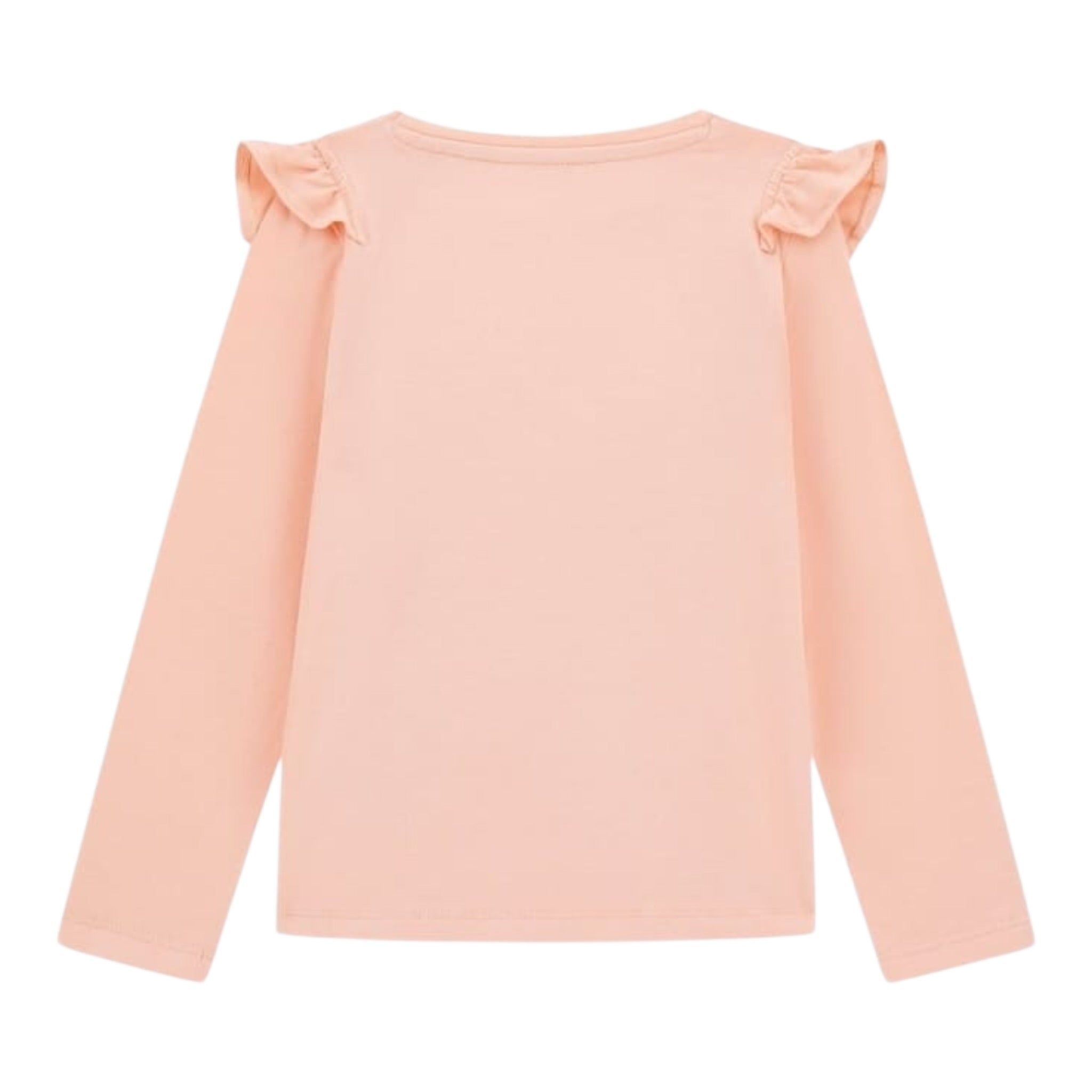 Guess Shirt tinta unita con Stampa Rosa per Neonata K5YI25K6YW4N ROSA GUESS 