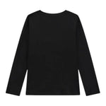 Guess Shirt Girocollo tinta unita con Paillettes Nero per Neonata K5YI26KAPO0XN NERO GUESS 