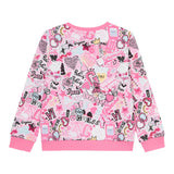 Guess Felpa Chiusa Girocollo tinta unita Stampa Fantasia Rosa per Neonata K5YQ02KA6R4 ROSA GUESS 