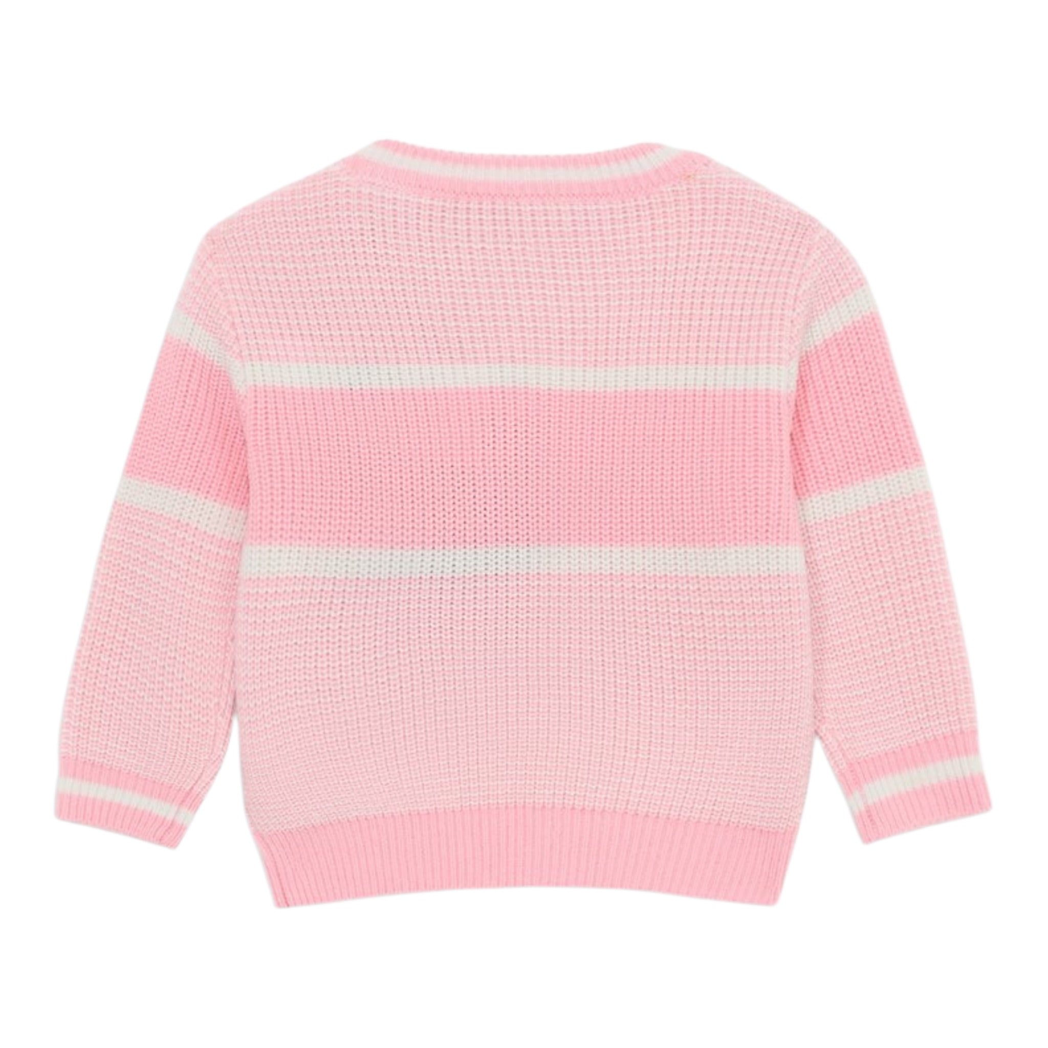 Guess Maglia Girocollo tinta unita con Logo Rosa per Neonata K5YR00Z3OJ0N ROSA GUESS 
