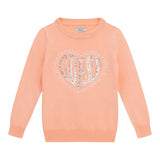 Guess Maglia Girocollo tinta unita con Paillettes Pesca per Neonata K5YR08Z2NQ2 PESCA GUESS 