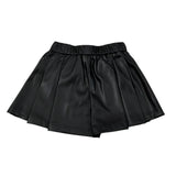 Liu Jo Short tinta unita In Ecopelle Nero per Bambina KF2056 NERO LIU JO 