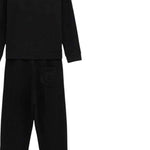 Guess Completo Tuta 2Pz Felpa-Pantalone tinta unita Nero per Bambino L4YG00KCCHO NERO GUESS 