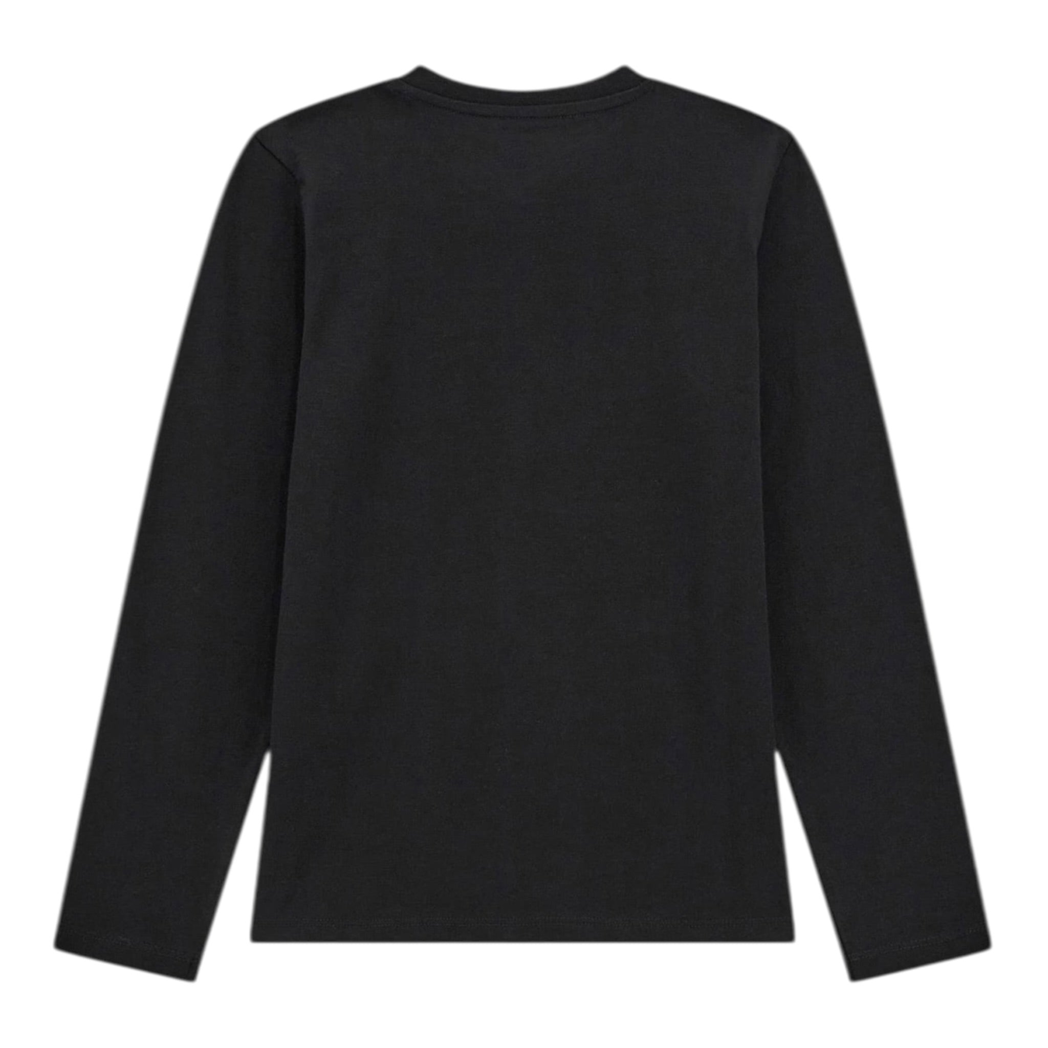 Guess Shirt Girocollo tinta unita con Logo Nero per Bambino L5RI03K8HM4 NERO GUESS 