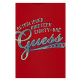 Guess Shirt tinta unita con Stampa Rosso per Bambino L5YI14K8HM4X ROSSO GUESS 