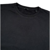 Guess Felpa Chiusa Girocollo tinta unita con Logo Nero per Bambino L5YQ22KAV34 NERO GUESS 