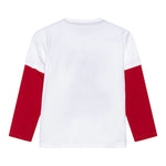 Guess Shirt tinta unita Girocollo con Stampa Bianco per Neonato N4BI08I3Z14 BIANCO GUESS 