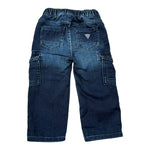 Guess Jeans tinta unita con Elastico In Vita Blu per Neonato N5BA01D5FQ00N BLU GUESS 