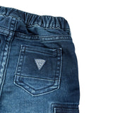 Guess Jeans tinta unita con Elastico In Vita Blu per Neonato N5BA01D5FQ00N BLU GUESS 