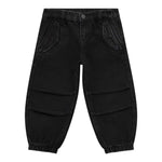 Guess Pantalone tinta unita con Elastico In Vita Nero per Bambino N5BA03D5JL0 NERO GUESS 