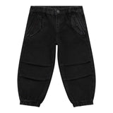 Guess Pantalone tinta unita con Elastico In Vita Nero per Bambino N5BA03D5JL0 NERO GUESS 