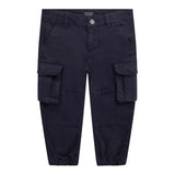 Guess Pantalone tinta unita con Girovita Regolabile Blu per Neonato N5BB03WI240 BLU GUESS 