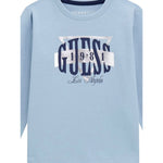 Guess Shirt tinta unita con Stampa Azzurro per Neonato N5BI01I3Z14 AZZURRO GUESS 