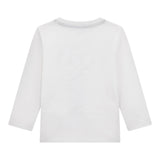 Guess Shirt tinta unita Girocollo con Stampa Bianco per Neonato N5BI04I3Z14 BIANCO GUESS 
