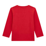 Guess Shirt tinta unita Girocollo con Stampa Rosso per Bambino N5BI04I3Z14J ROSSO GUESS 