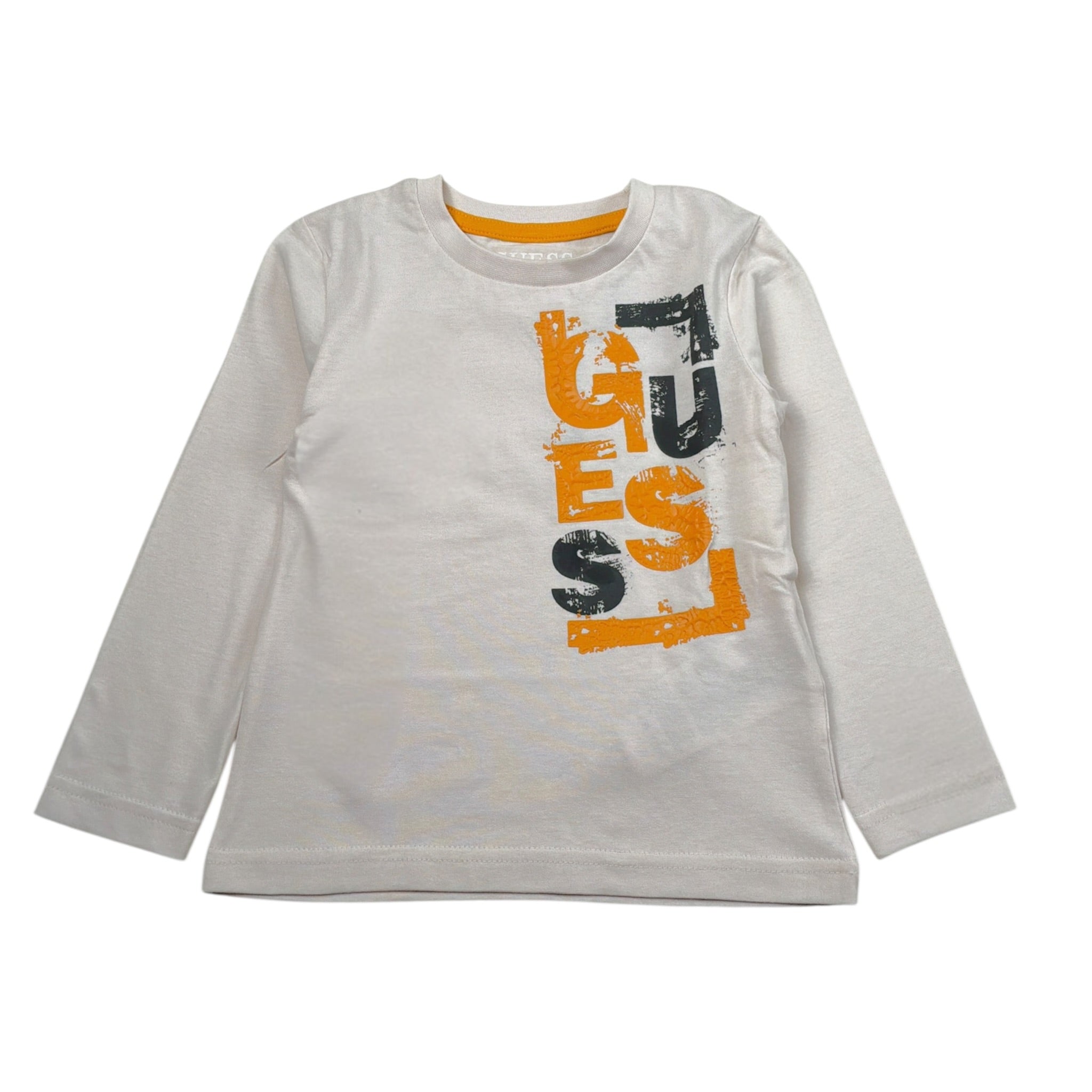 Guess Shirt tinta unita con Stampa Beige per Neonato N5BI09I3Z14 BEIGE GUESS 