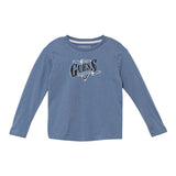 Guess Shirt tinta unita con Stampa Azzurro per Neonato N5BI18I3Z14 AZZURRO GUESS 