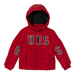 Guess Giubbino tinta unita con Zip E Cappuccio Rosso per Neonato N5BL01WB240 ROSSO GUESS 