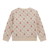 Guess Felpa tinta unita con Fantasia Beige per Neonato N5BQ05KAD744 BEIGE GUESS 